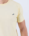 Crocodile Crew Neck Single Jersey Action Fit - Blazing Yellow