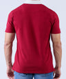Crocodile Men Casual Polo Pique Solid Slim Fit - Biking Red