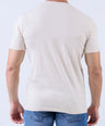 Crocodile Crew Neck Single Jersey Action Fit - Bleached Sand