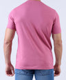 Crocodile Crew Neck Single Jersey Action Fit - Rose Pink
