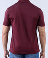 Crocodile Elitech Plain Polo Slim Fit - Oxblood Red