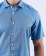 Crocodile Men Casual Plain Slim Fit Shirt - Mdnight