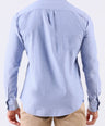 Crocodile Men Casual Plain Slim Fit Shirt - Baby Blue