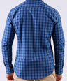 Crocodile Men Casual Checks Slim Fit Shirt - Royal