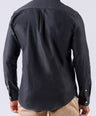 Crocodile Men Casual Plain Slim Fit Shirt - Black