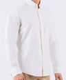 Crocodile Men Casual Dobby Slim Fit Shirt - White