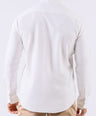 Crocodile Men Casual Dobby Slim Fit Shirt - White