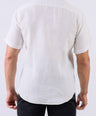 Crocodile Men Casual Plain Slim Fit Shirt - White