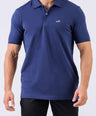Crocodile Supima Polo Pique Solid Regular Fit - Dark Denim