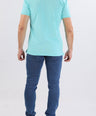 Crocodile Slim Fit Pima Cotton Blue - Soothing Sea
