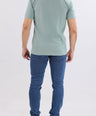 Crocodile Slim Fit Crew Neck Raglan Green - Verdant Green