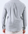 Crocodile Men Casual Plain Slim Fit Shirt - Cloud Burst