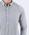 Crocodile Men Casual Plain Slim Fit Shirt - Cloud Burst