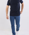 Crocodile Slim Fit Crew Neck Raglan Navy