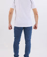 Crocodile Slim Fit Crew Neck Raglan White