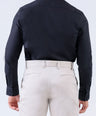 Crocodile Men Formal Seasonal Plain Slim Fit Shirt - Black