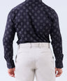 Crocodile Men Evening Printed Slim Fit Shirt - Black