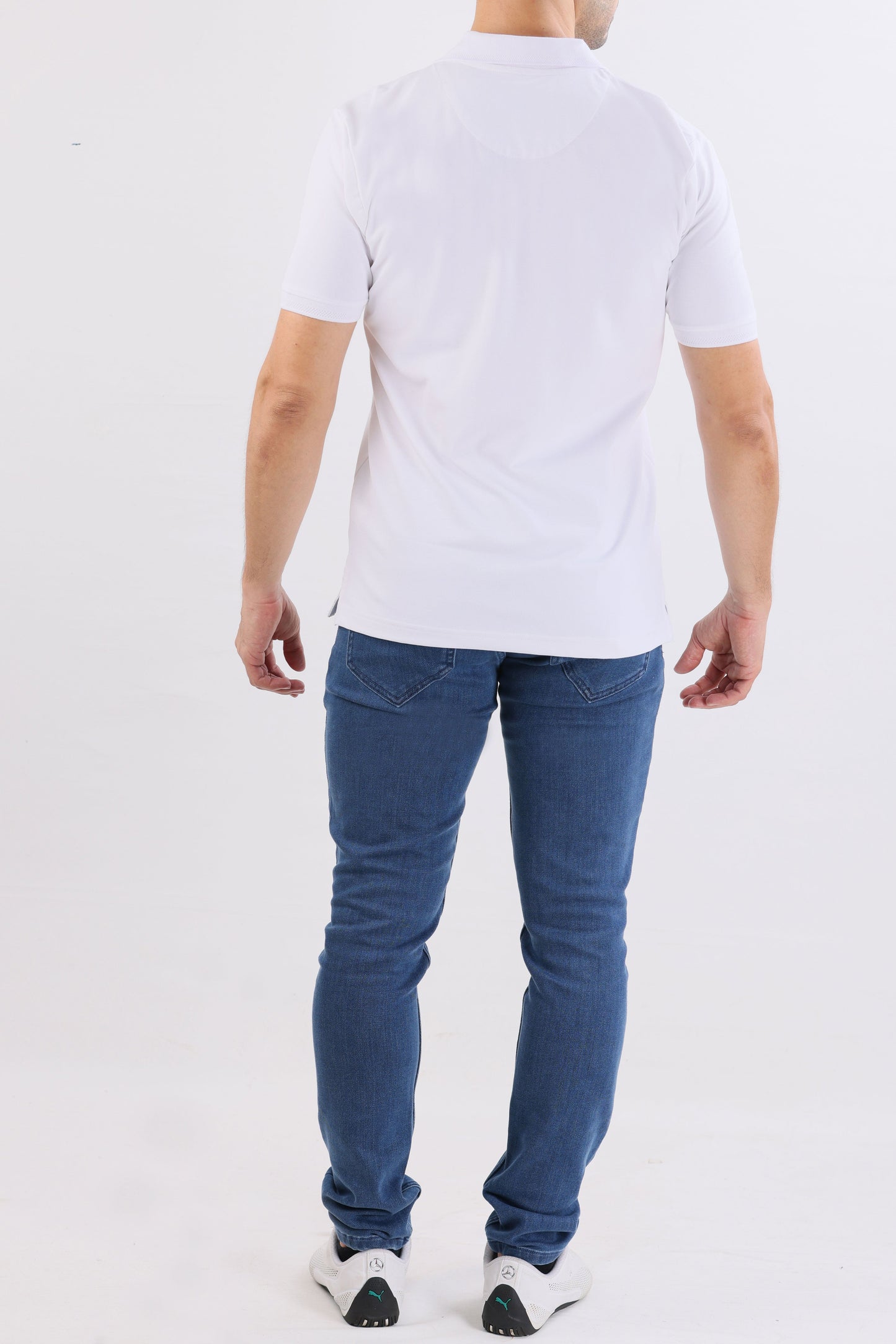 Crocodile Regular Fit Hs Polo T Shirt Snow White