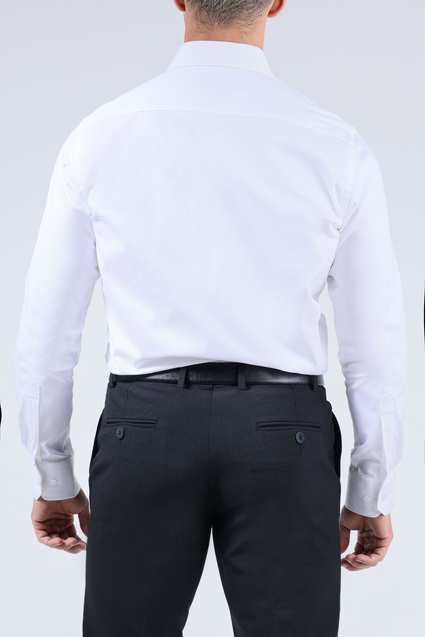 CROCODILE MEN FORMAL SEASONAL REGULAR FIT FS SHIRT-SNOW WHITE