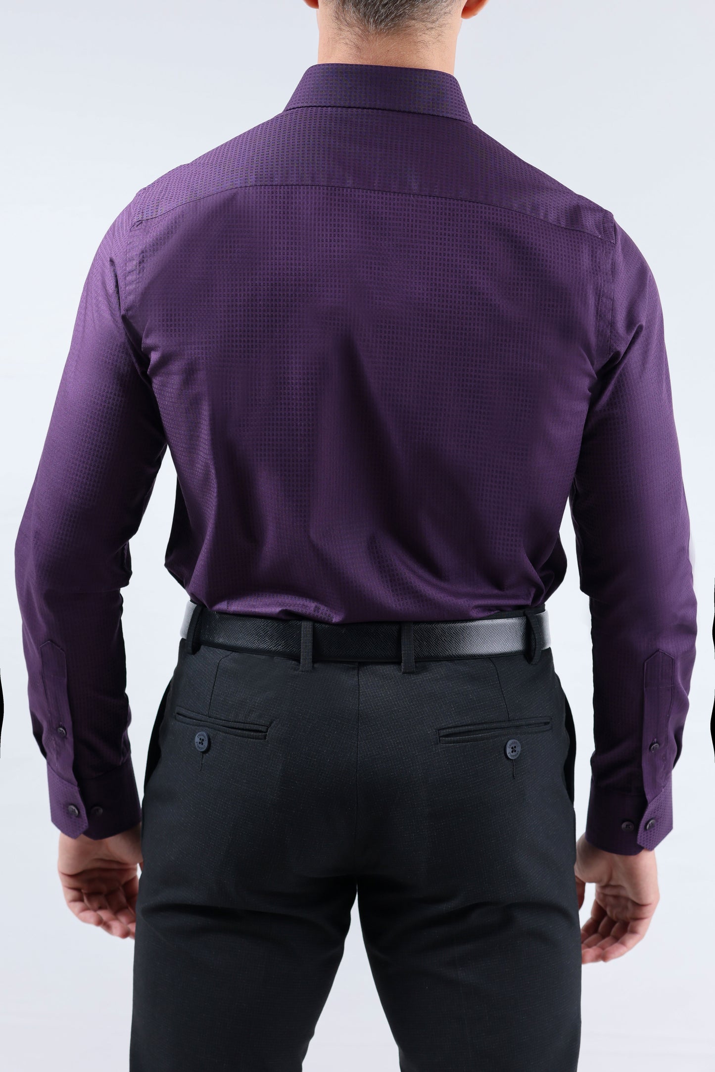 CROCODILE MEN EVENING SLIM FIT FS SHIRT-INDIGO