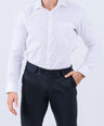 Crocodile Men Superior Formal Slim Fit Shirt - Egret