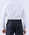 Crocodile Men Superior Formal Slim Fit Shirt - Egret