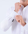 Crocodile Men Superior Formal Slim Fit Shirt - Egret