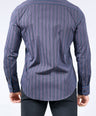 Crocodile Men Evening Slim Fit Shirt - Brown Port