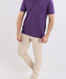 Crocodile Slim Fit Pima Cotton Purple - Royal Purple
