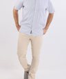 Crocodile Semi Casual Leisure Fit Hs Shirt Blue - Forever Blue