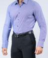 CROCODILE MEN EVENING SLIM FIT FS SHIRT-ESTATE BLUE