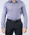 CROCODILE MEN EVENING SLIM FIT FS SHIRT-NAVY
