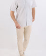 Crocodile Mens Semi Casual Leisure Fit Hs Shirt Ash