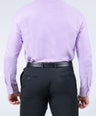 CROCODILE MEN SEMI CASUAL SLIM FIT FS SHIRT- MEDIUM VIOLET