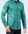 Crocodile Men Evening Slim Fit Shirt - Green