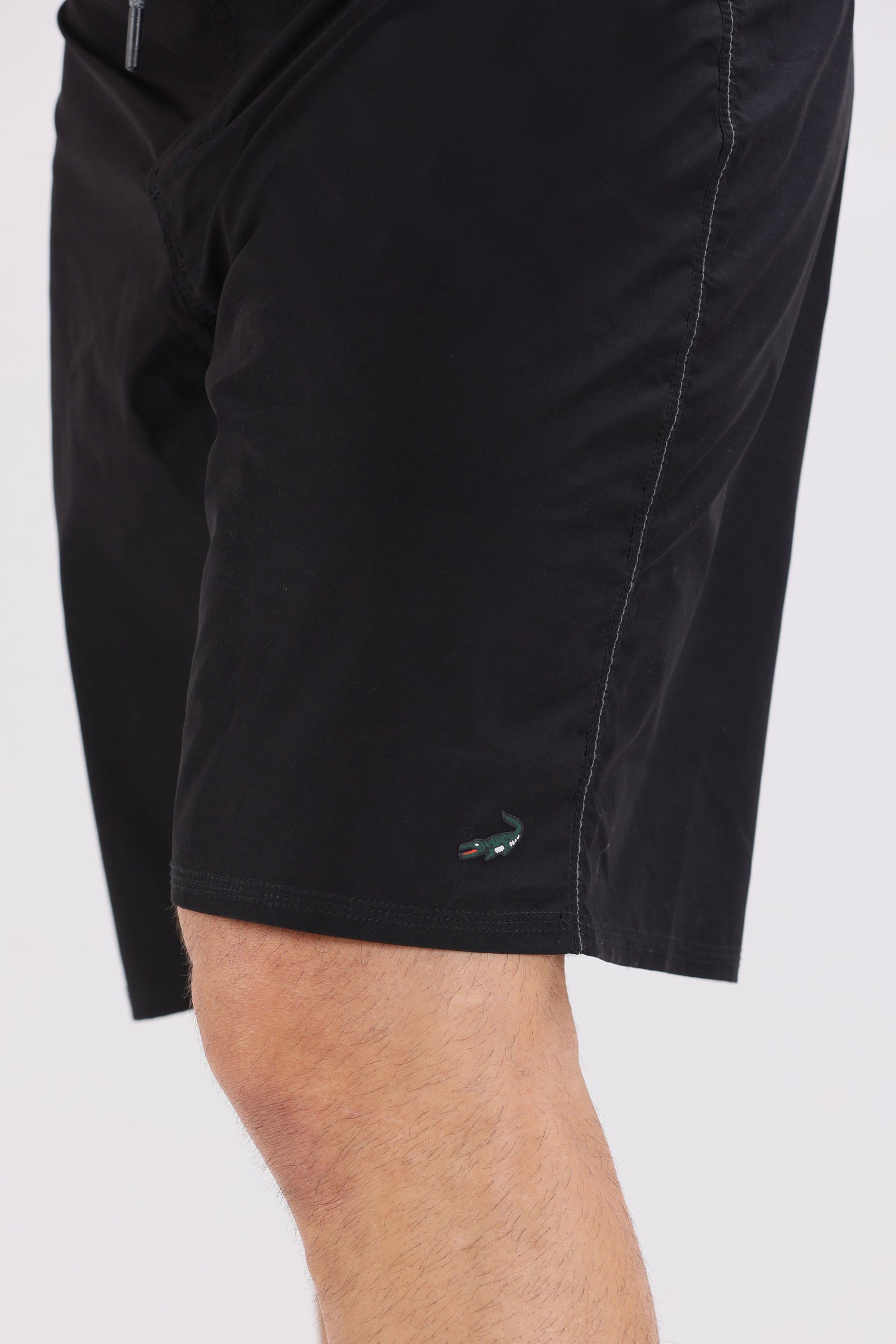 Crocodile Mens Slim Surfer Short Black