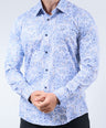 CROCODILE MEN EVENING SLIM FIT FS SHIRT-POWDER
