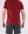 Crocodile Crew Neck  Action Fit Hs T Shirt Scarlet