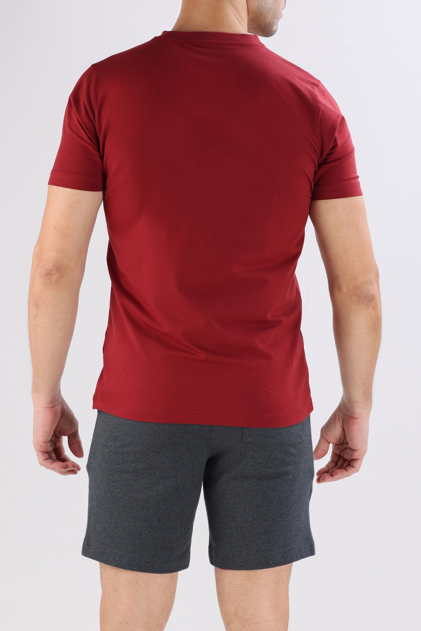 Crocodile Crew Neck  Action Fit Hs T Shirt Scarlet