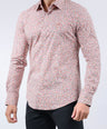CROCODILE MEN EVENING SLIM FIT FS SHIRT-FUCHSIA ROSE