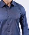 Crocodile Men Evening Slim Fit Shirt - Twlight