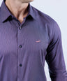 Crocodile Men Evening Slim Fit Shirt - Garnet