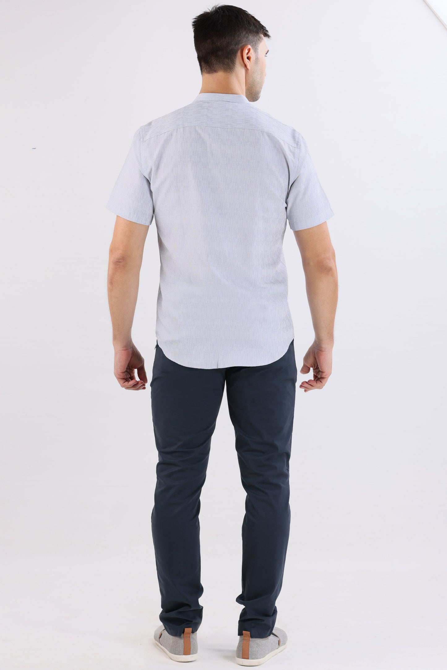 Crocodile Semi Casual Sport Fit Hs Shirt Arctic