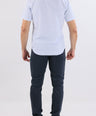 Crocodile Semi Casual Sport Fit Hs Shirt Blue - Baby Blue