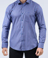 CROCODILE MEN SEMI CASUAL SLIM FIT FS SHIRT-FAIENCE