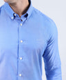 CROCODILE MEN SEMI CASUAL SLIM FIT FS SHIRT- BABY BLUE