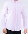 CROCODILE MEN SEMI CASUAL SLIM FIT FS SHIRT-PINK