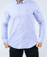 CROCODILE MEN SEMI CASUAL SLIM FIT SHIRT-TRUE NAVY