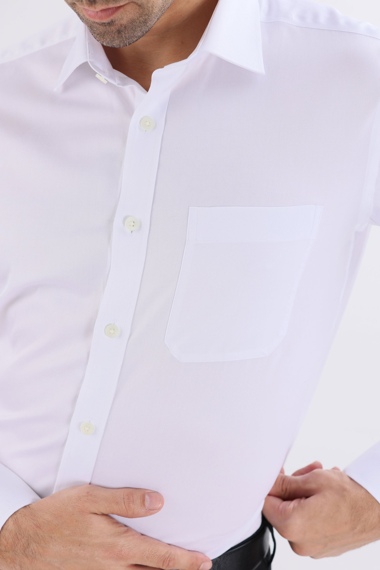 Crocodile Slim Fit Superior Formal Fs Shirt White