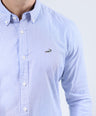 CROCODILE MEN SEMI CASUAL SLIM FIT SHIRT-TRUE NAVY